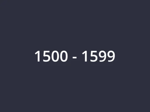 1500-1599