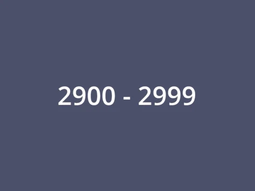 2900-2999