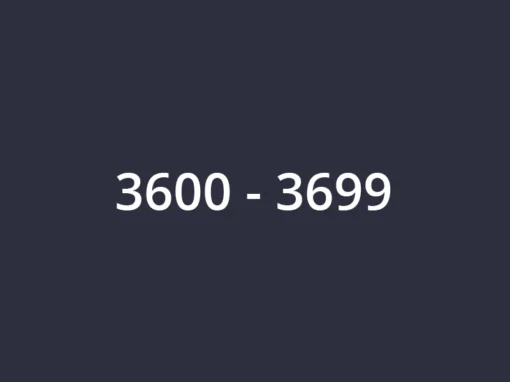 3600-3699