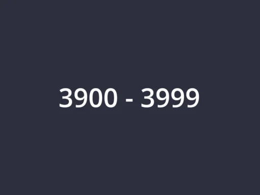 3900-3999