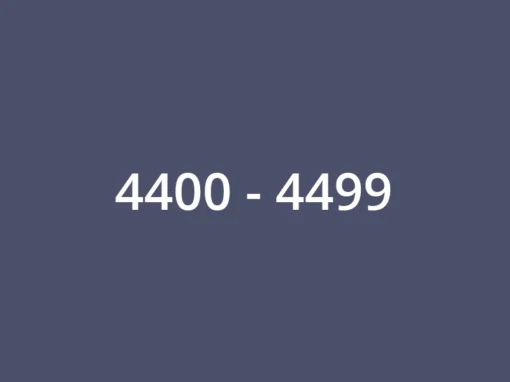 4400-4499